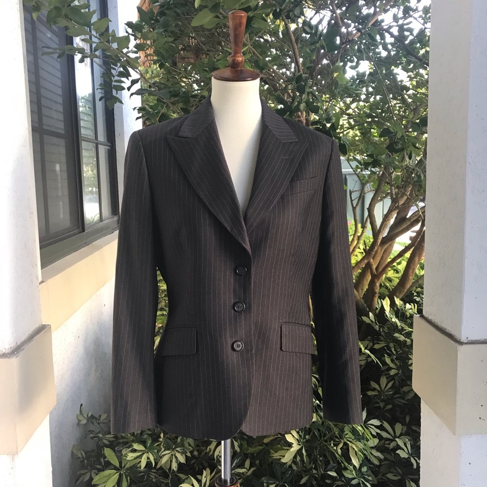 Brooks Brothers Pinstripes wool Career Blazer